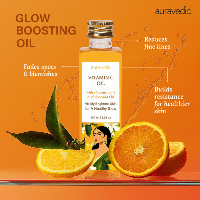 Vitamin C Oil with Vitamin C, Vitamin E Oil, Avocado Oil and Grapeseed Oil