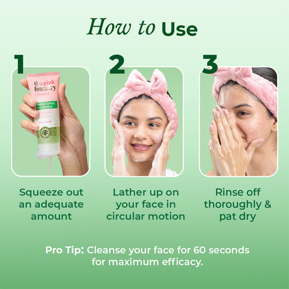 Salicylic Acid Acne Face Wash With Zinc & Cica - Treats Acne & Reduces Excess Oil