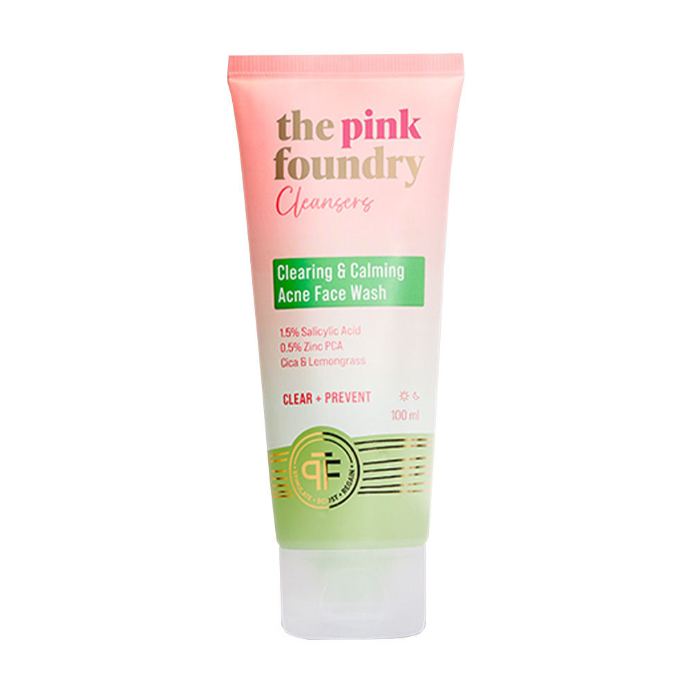 Salicylic Acid Acne Face Wash With Zinc & Cica - Treats Acne & Reduces Excess Oil