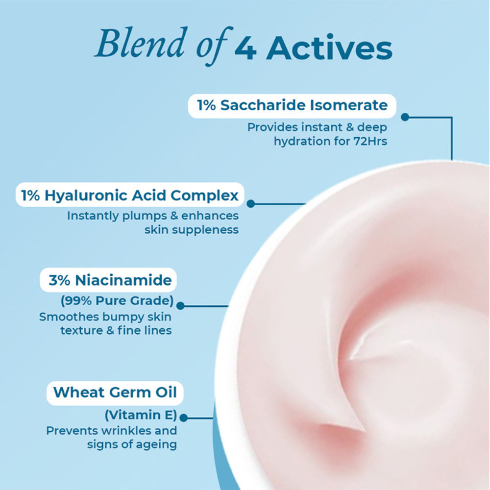 72HR Waterlight Gel Moisturiser With 1% Hyaluronic Acid & 1% Saccharide Isomerate