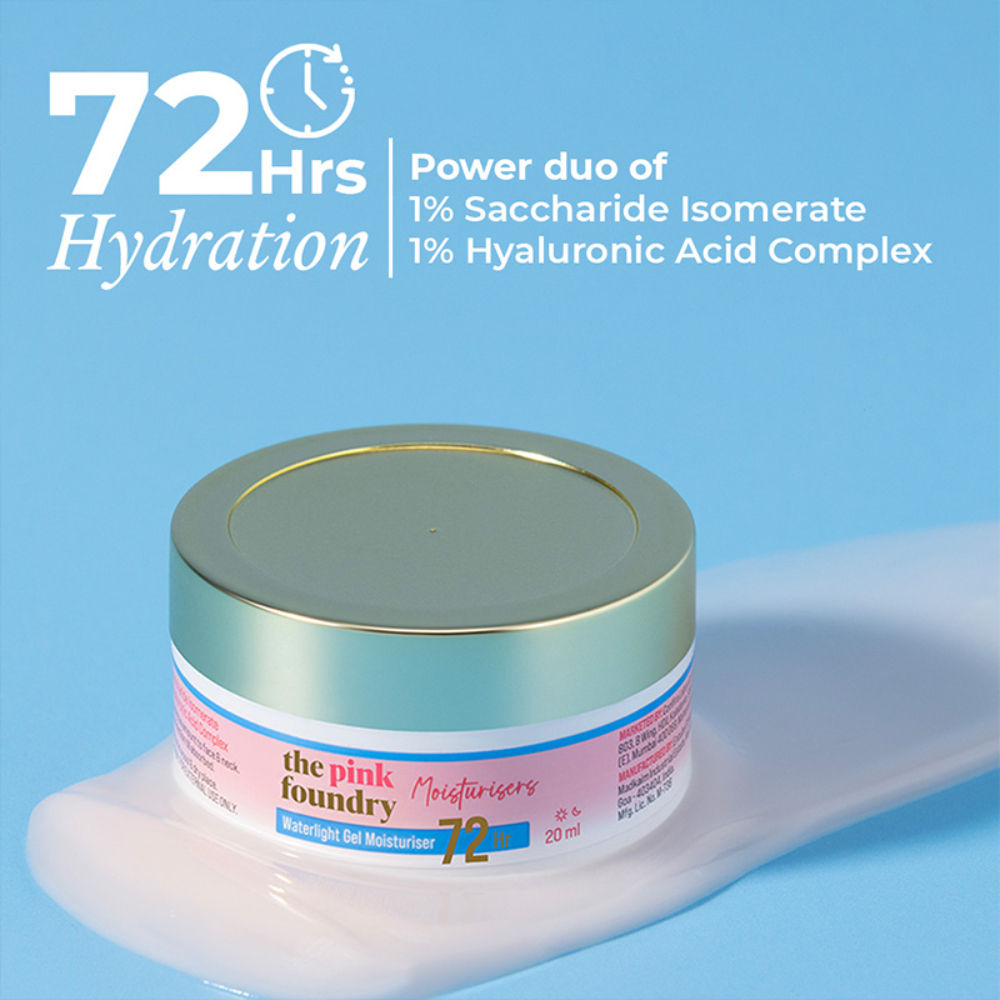 72HR Waterlight Gel Moisturiser With 1% Hyaluronic Acid & 1% Saccharide Isomerate