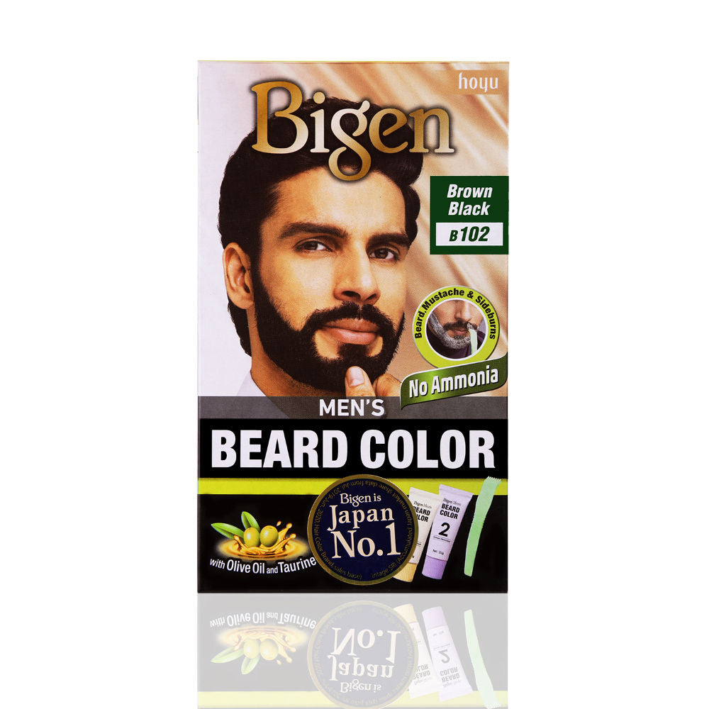 Men's Beard Color - Brown Black