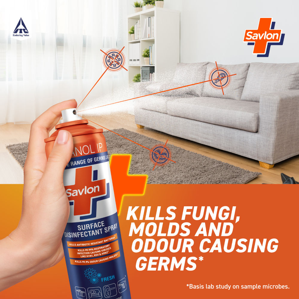 Surface Disinfectant Spray Sanitizer, 99.99% Germ Protection on Hard & Soft Surfaces