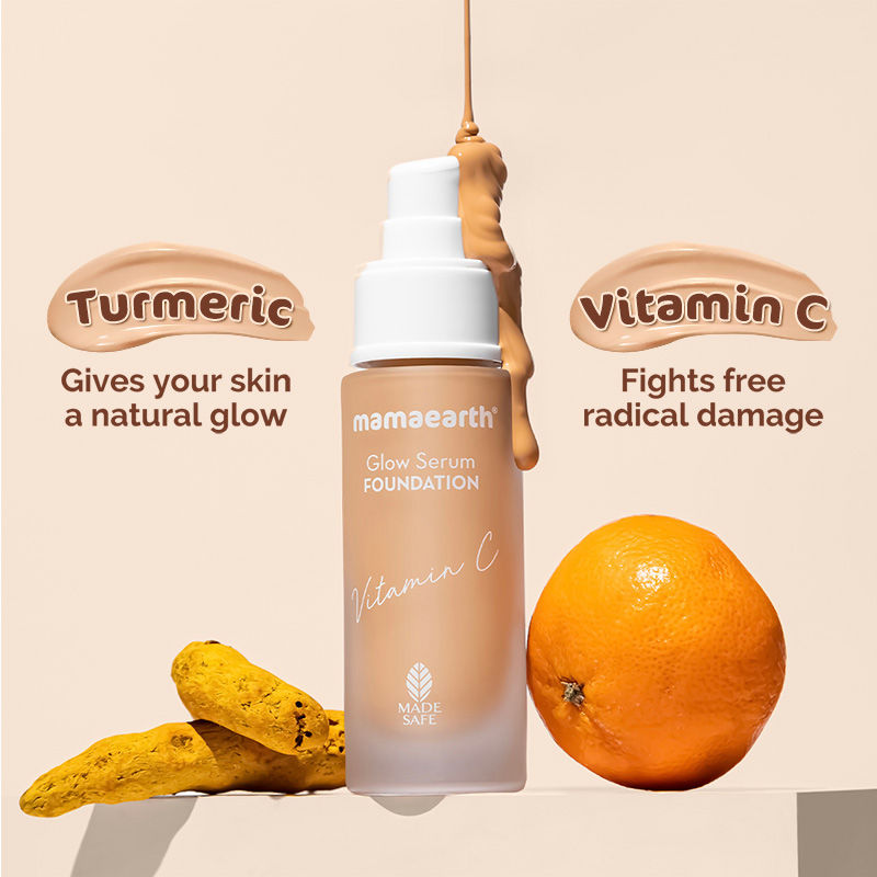Glow Serum Foundation With Vitamin C & Turmeric For 12-hour Long Stay