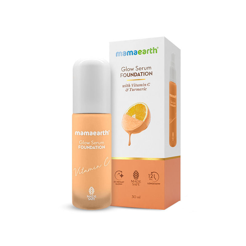 Glow Serum Foundation With Vitamin C & Turmeric For 12-hour Long Stay - Beige Glow