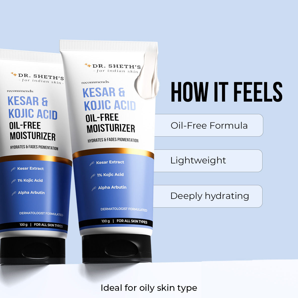 Kesar & Kojic Acid Oil-Free Moisturizer