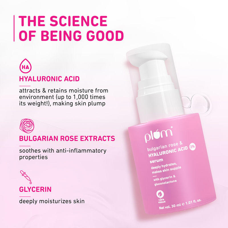 2% Hyaluronic Acid Serum With Bulgarian Rose