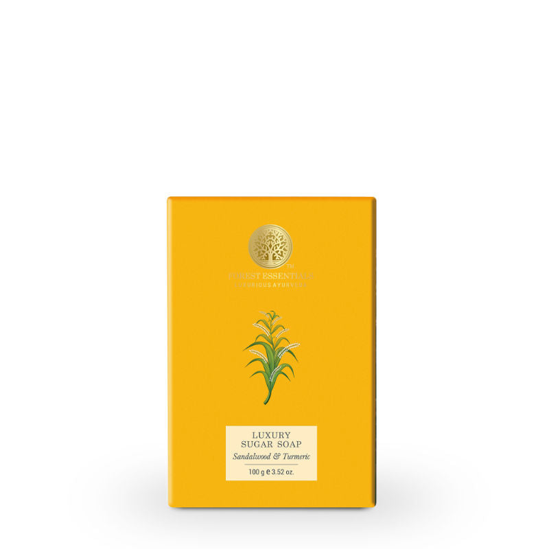 Luxury Sugar Soap Sandalwood Turmeric - Ayurvedic Handmade Bath Soap