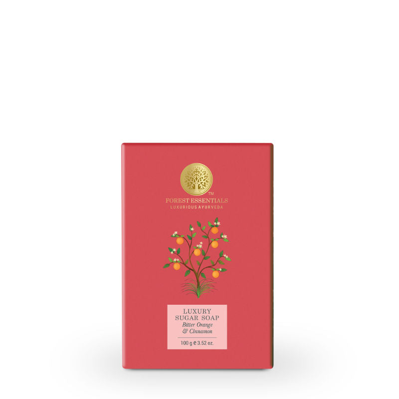 Luxury Sugar Soap Bitter Orange & Cinnamon - Ayurvedic Handmade Bath Soap
