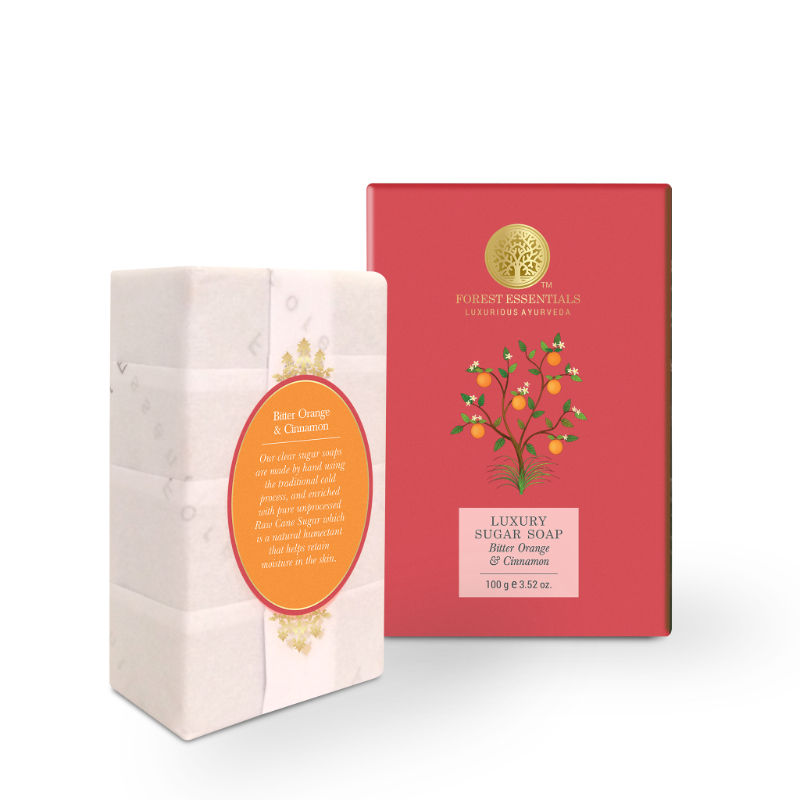 Luxury Sugar Soap Bitter Orange & Cinnamon - Ayurvedic Handmade Bath Soap