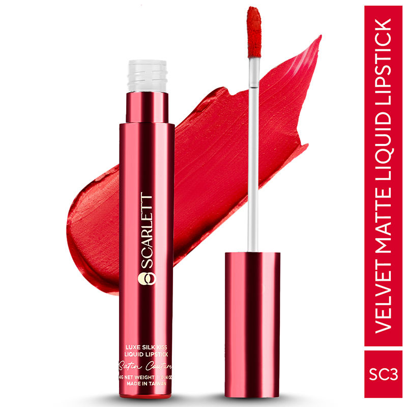 Luxe Silk Kiss Liquid Lipstick 300N - Evara Shade
