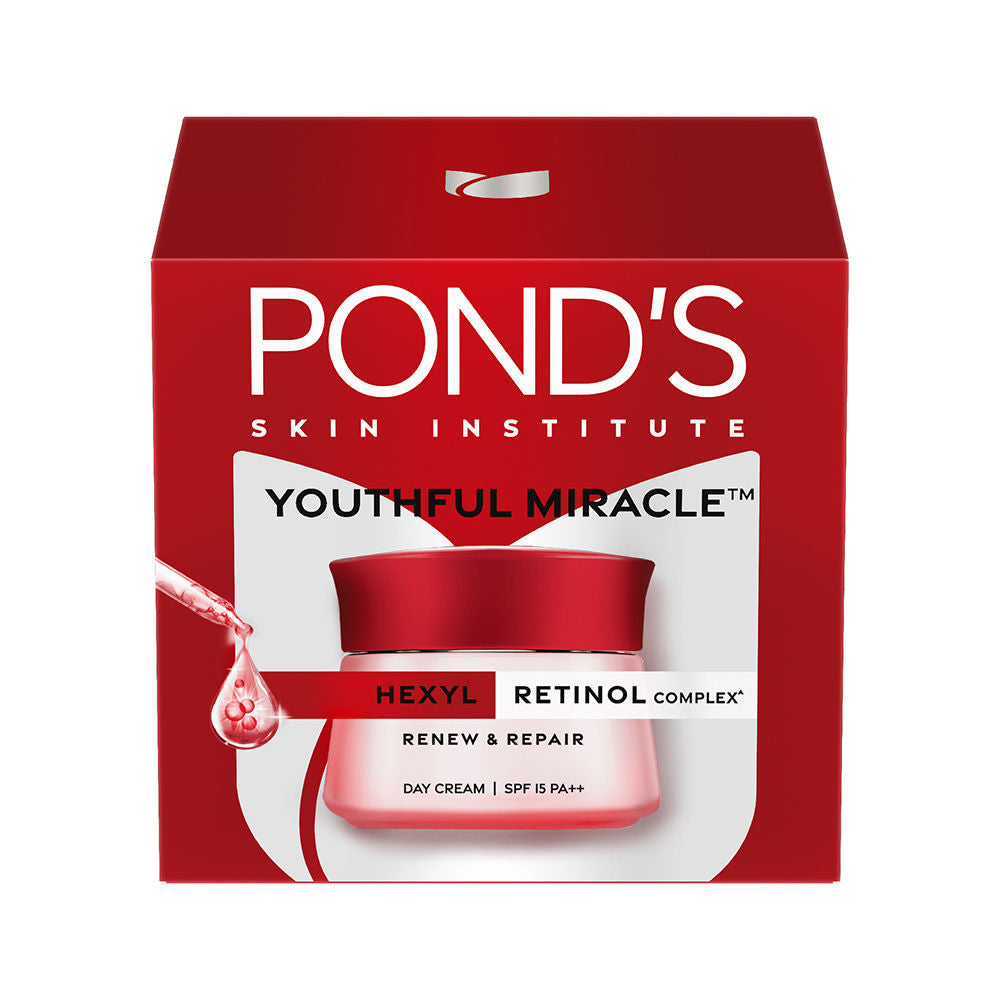 Youthful Miracle Hexyl Retinol Complex, Renew & Repair Day Cream, SPF 15 PA++