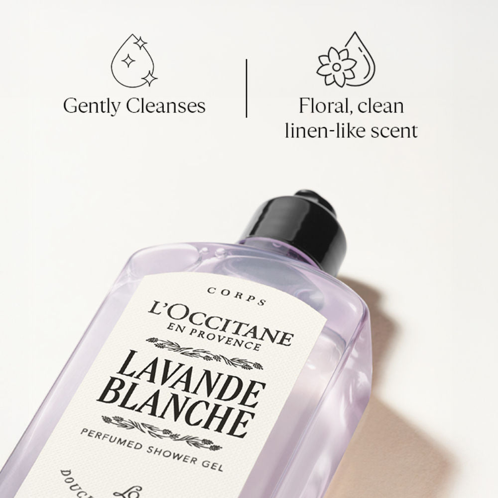 Lavande Blanche(White Lavender) Perfumed Shower Gel