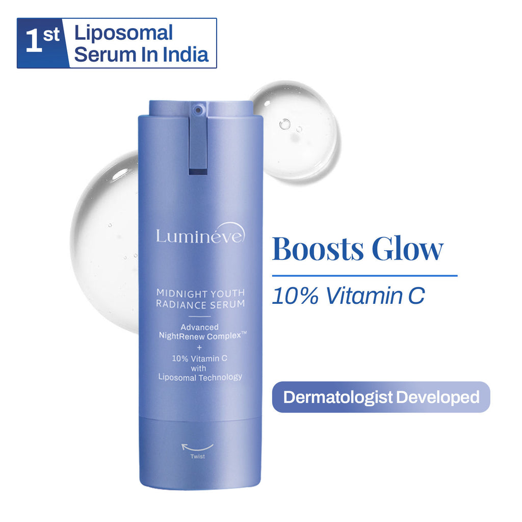 10% Vitamin C Face Serum for Bright, Even-Toned Skin with Advanced NightRenew Complex
