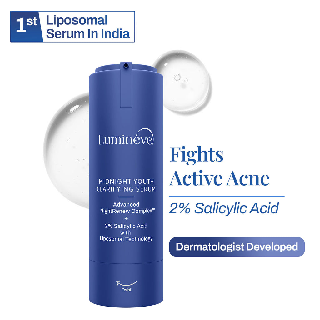 2% Salicylic Acid Face Serum for Active Acne & Pores with Advanced NightRenew Complex