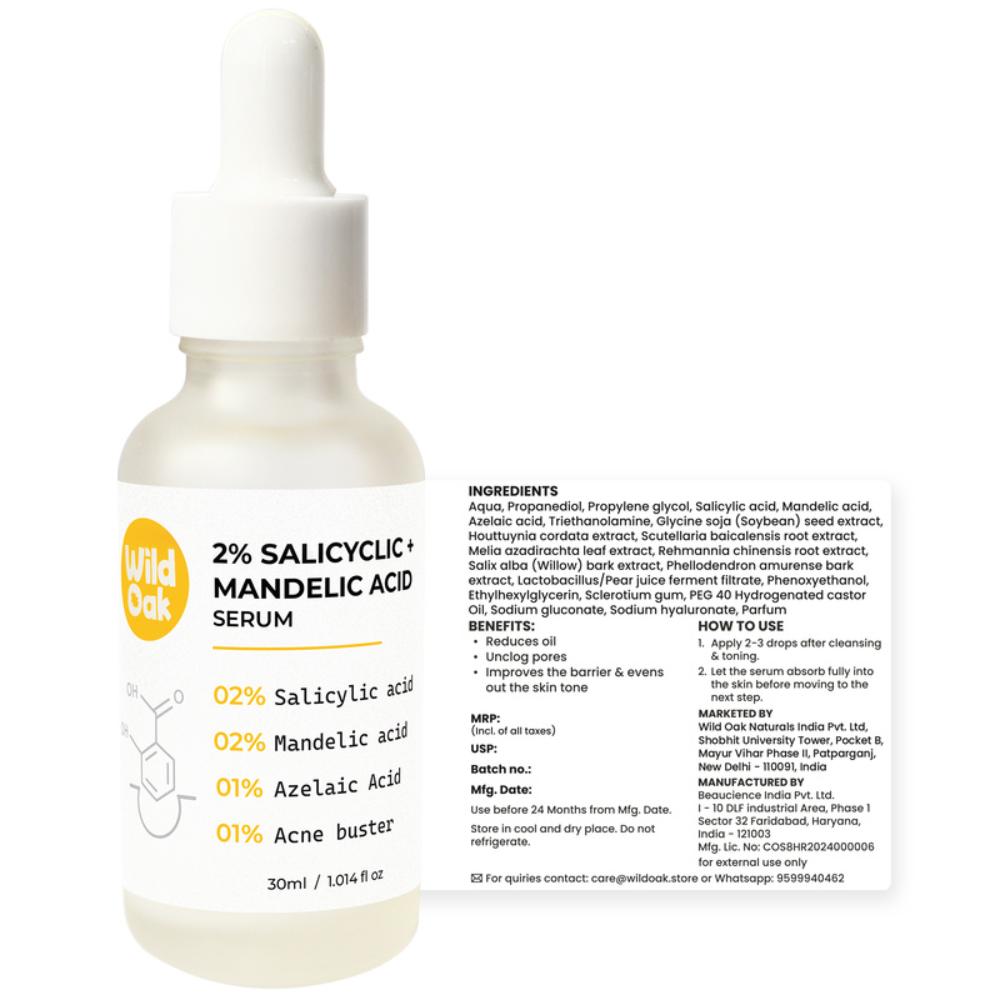 2% Salicylic Mandelic Face Serum