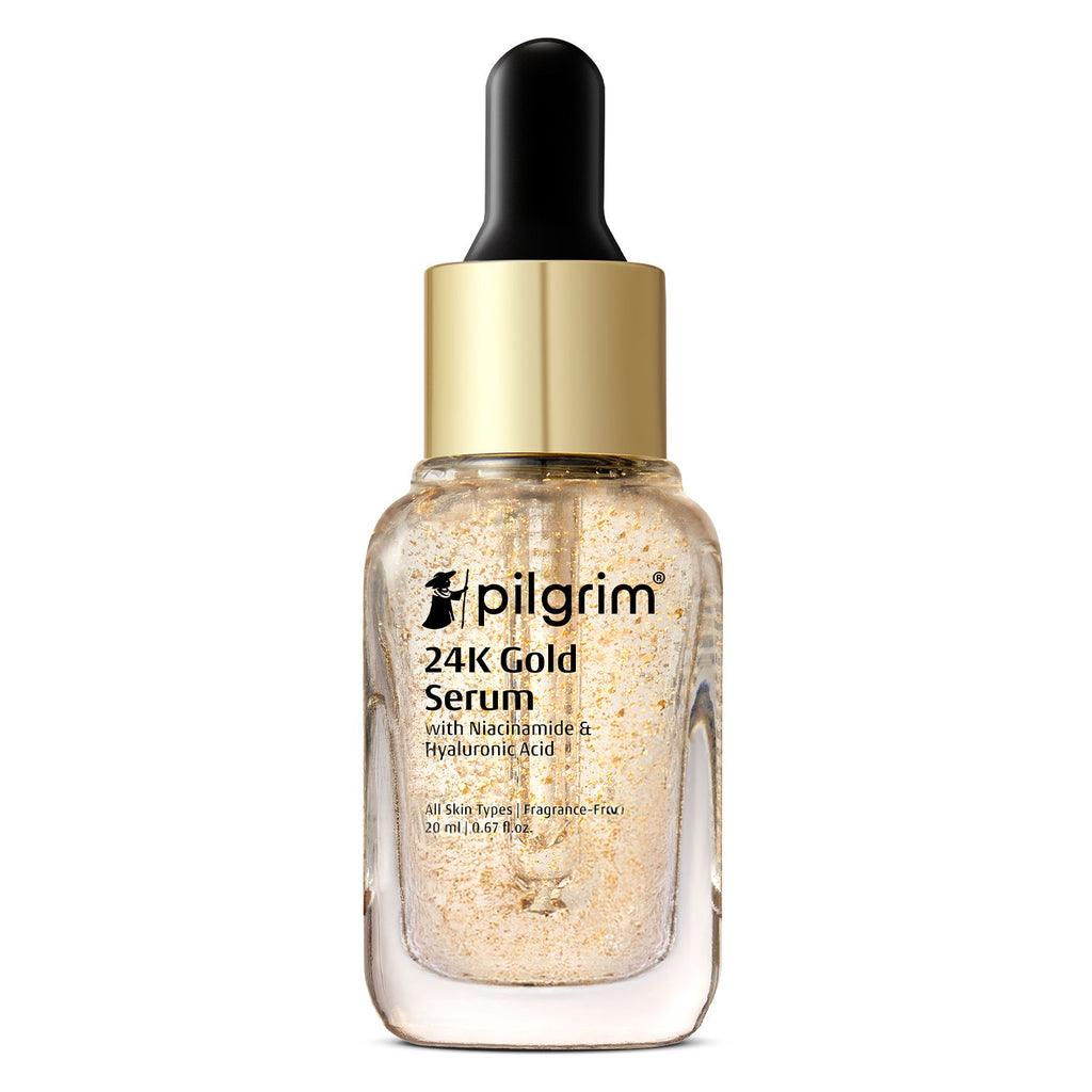 24K Gold Face Serum with Niacinamide & Hyaluronic Acid