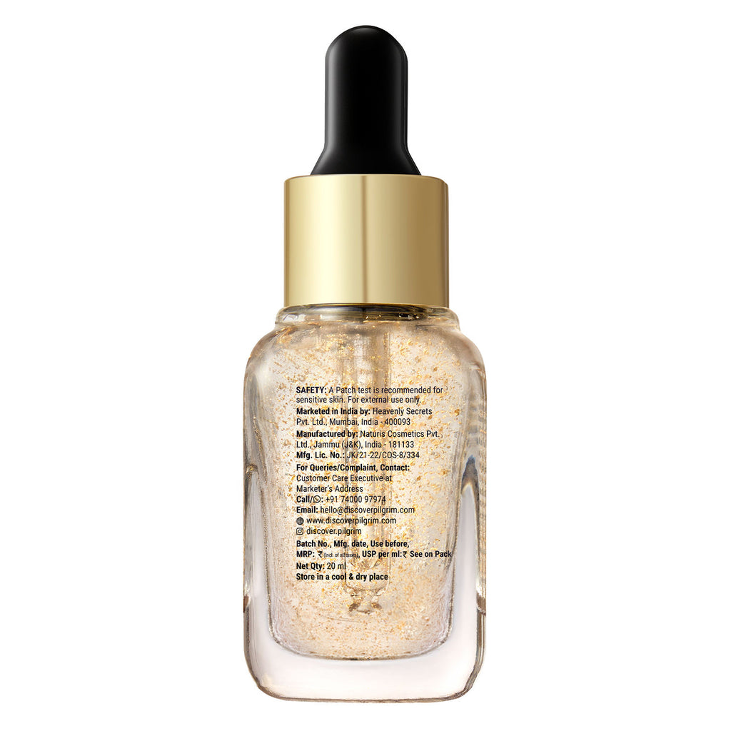 24K Gold Face Serum with Niacinamide & Hyaluronic Acid