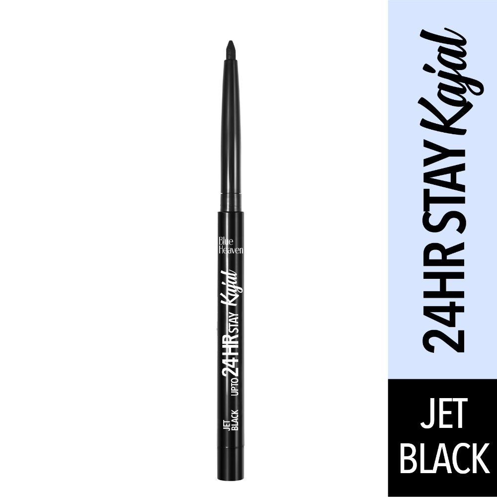 24hr Stay Kajal Black Waterproof - Jet Black
