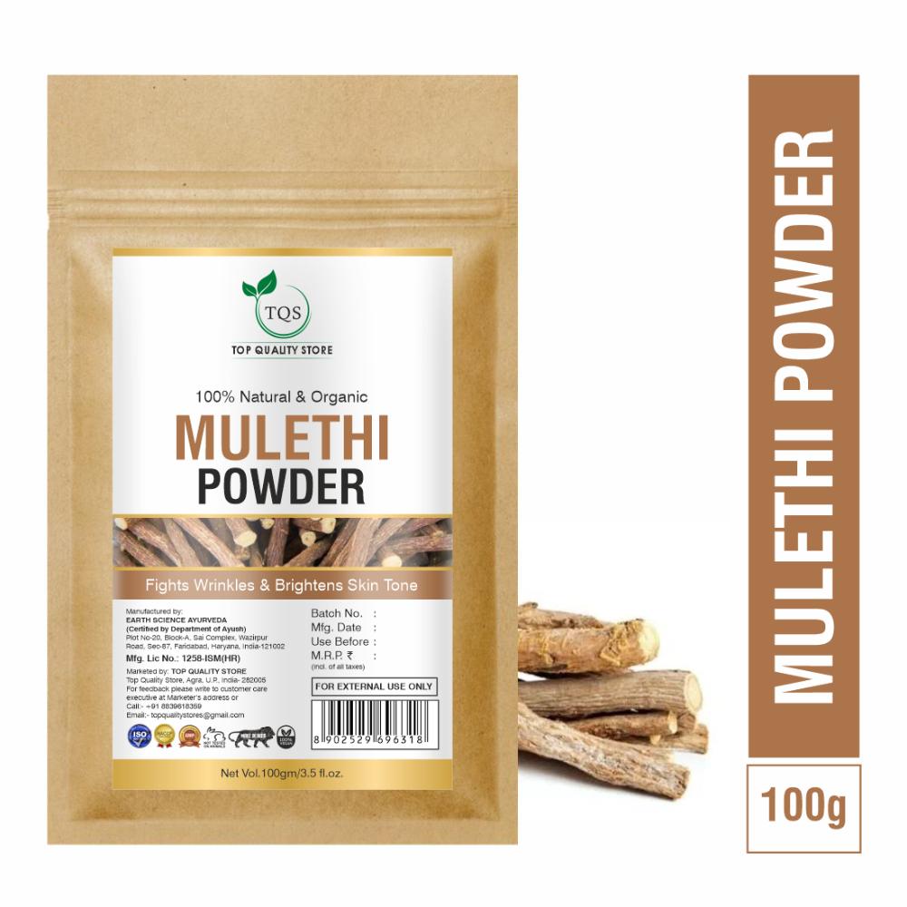 Natural Mulethi Powder 100% Organic, For Skin & Hair Care