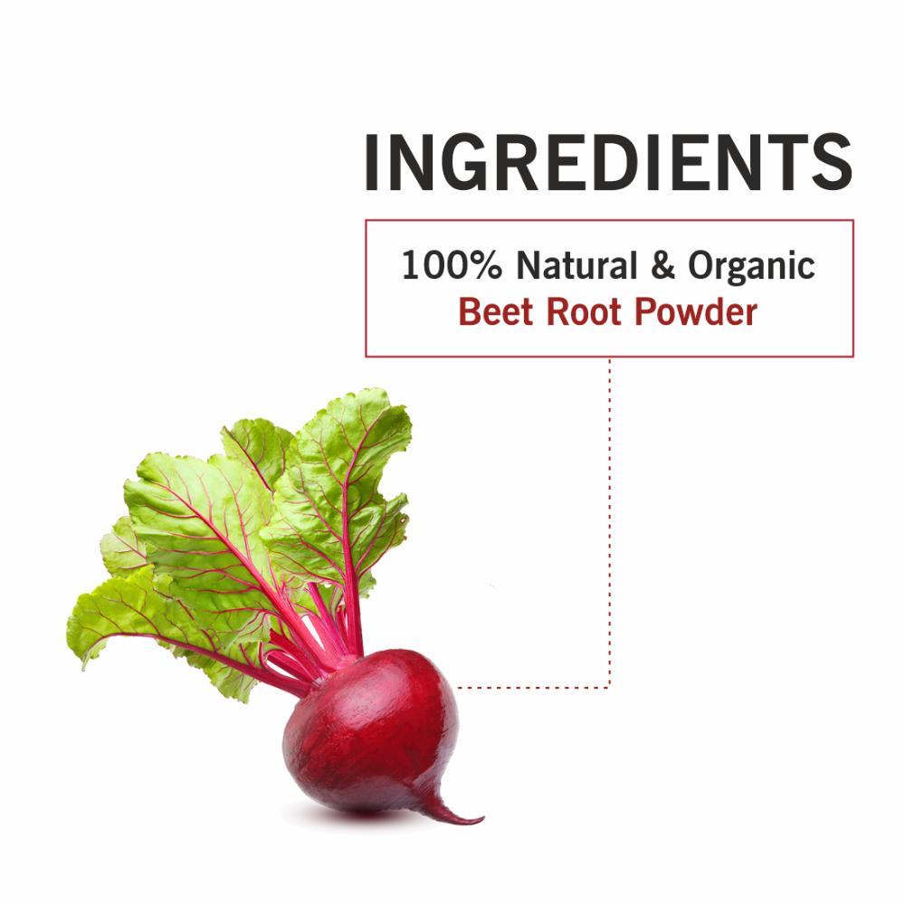 100% Natural Beetroot Powder Pure & Organic For Face, Hair Skin & Lip Balm No Additives