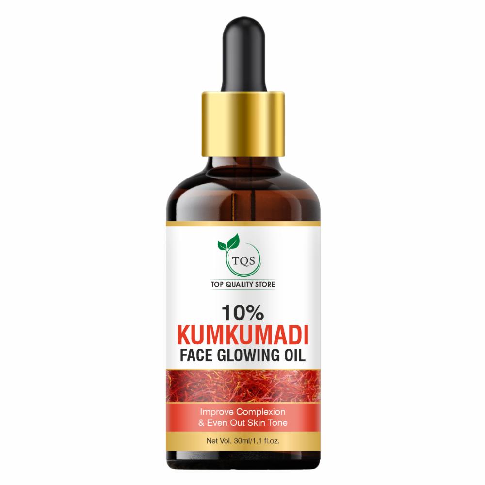 Kumkumadi Oil Thailam, Skin Brightening Oil Toned Glow Enriched With Saffron 100% Chemical Free