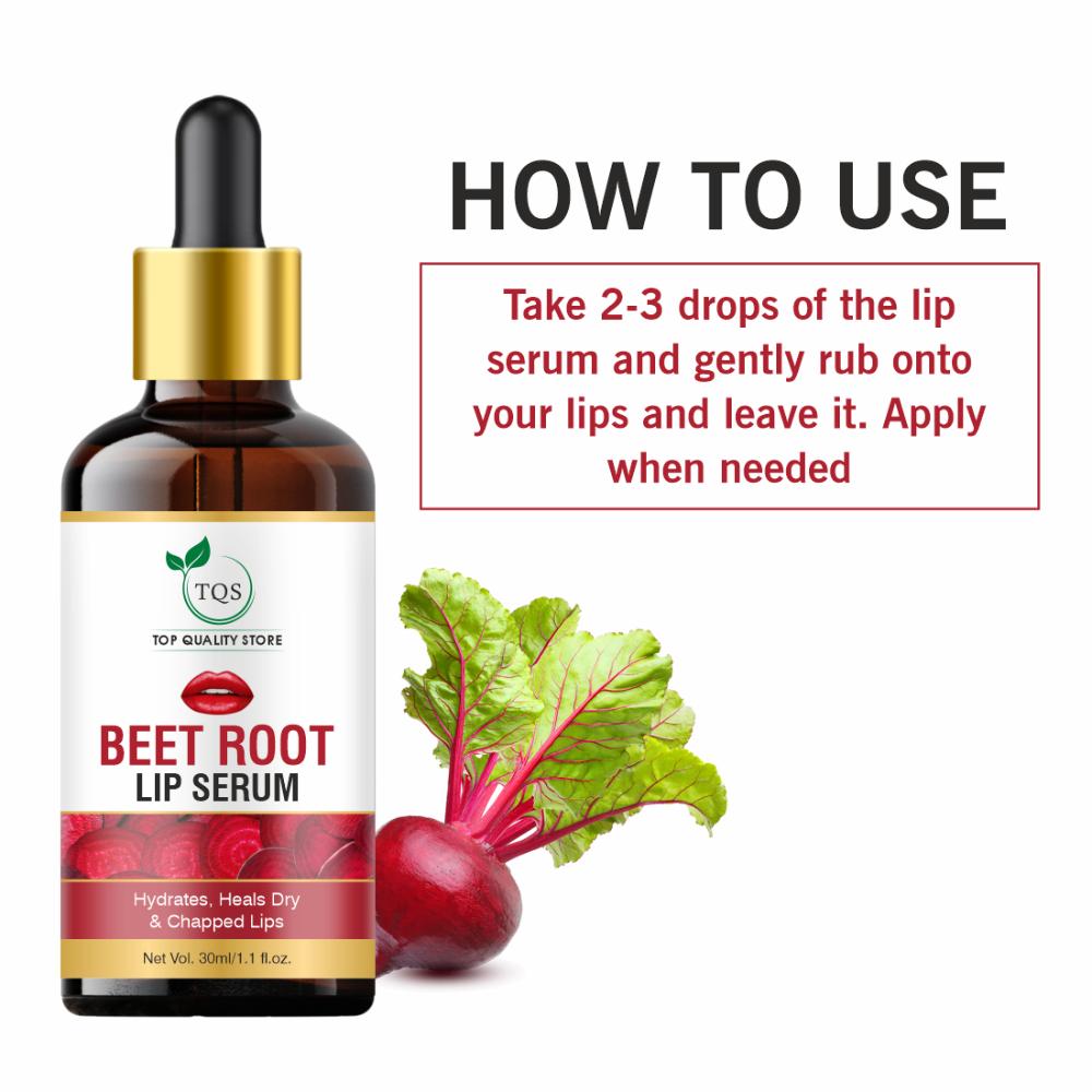 Beetroot Lip Serum For Dark Lips Soft, Moisturised Lips