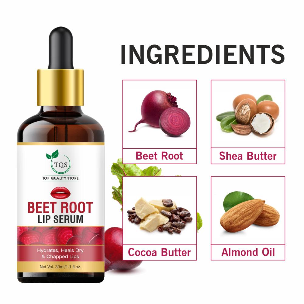Beetroot Lip Serum For Dark Lips Soft, Moisturised Lips