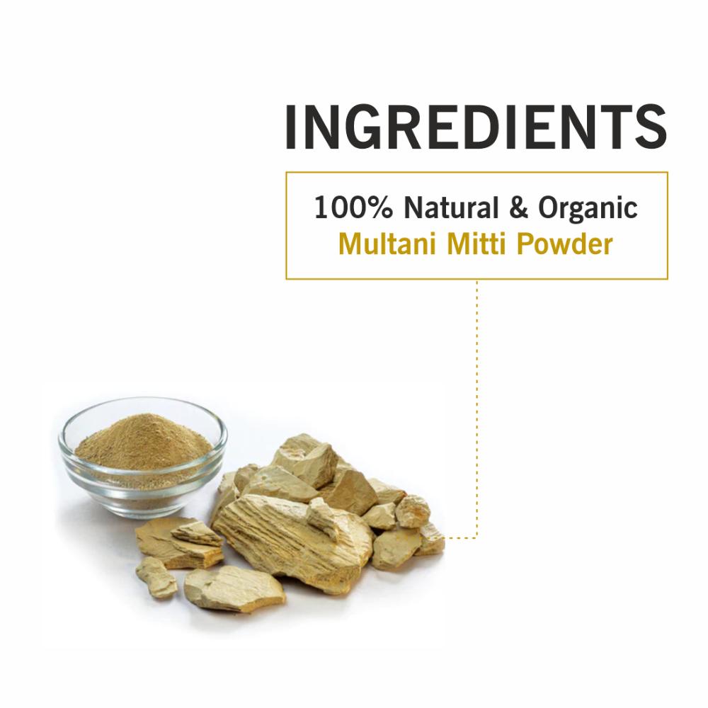 100% Organic Natural Multani Mitti Powder Skin & Hair Care Treats Tanning & Pigmentation