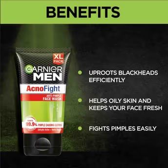 Men AcnoFight Anti Pimple Face Wash, , Anti Pimple Face Wash with Salicylic Acid