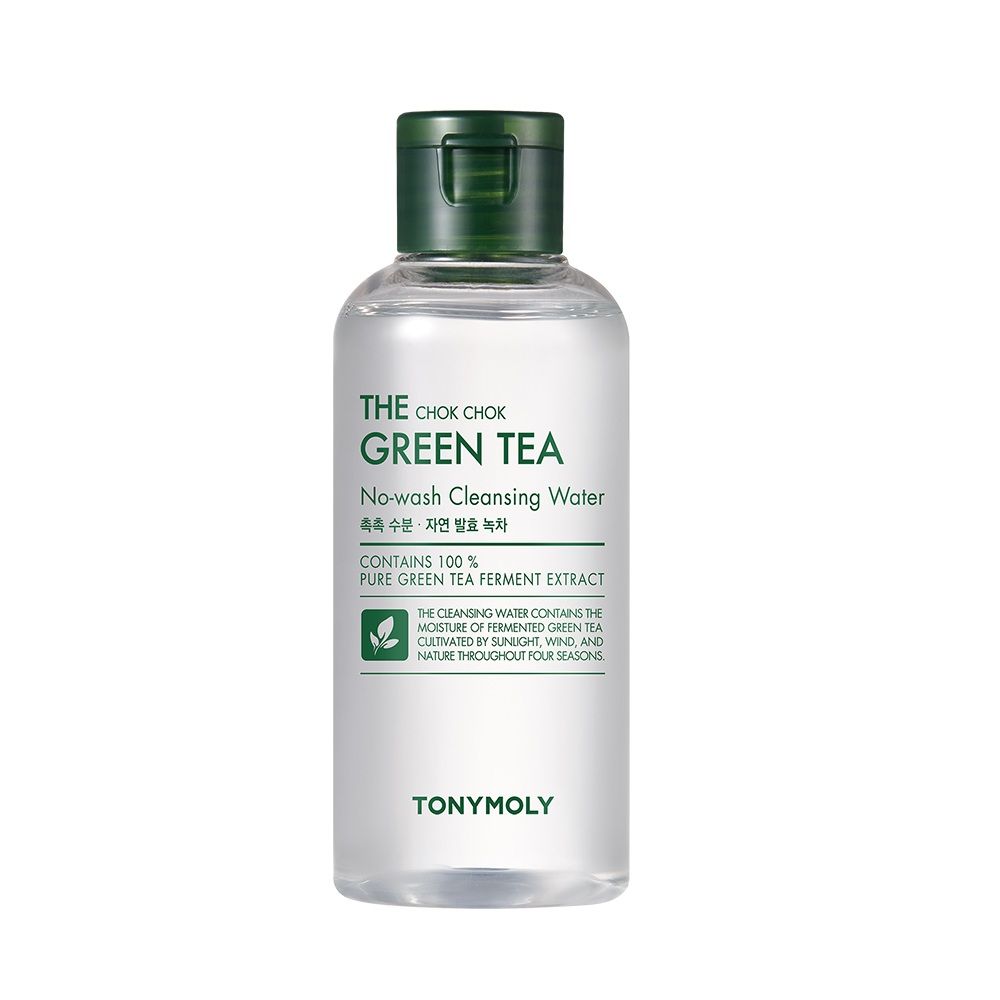 Korean The Chok Chok Green Tea Cleansing Water to Purify & Hydrate Sensitive, Tired Skin