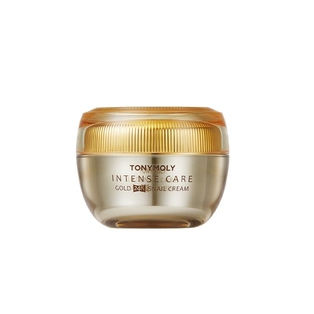 Korean Intense Care Gold 24K Snail Cream with Niacinamide to Brighten & Firm Dry,Dull Skin