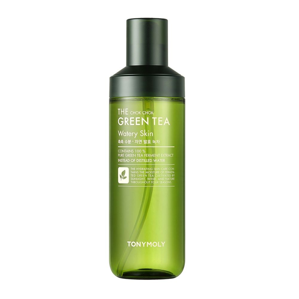 Korean The Chok Chok Green Tea Watery Skin Toner to Hydrate, Soothe & Brighten Dull Skin