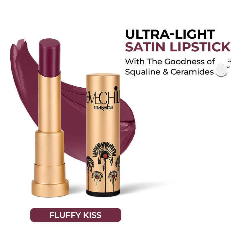 Ultra - Light Lush Creme Lipsticks, Enriched with Ceramides and Shea Butter - Fluffy Kiss