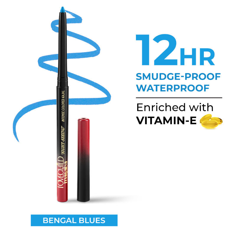 Intense Colored Kajal - Bengal Blues