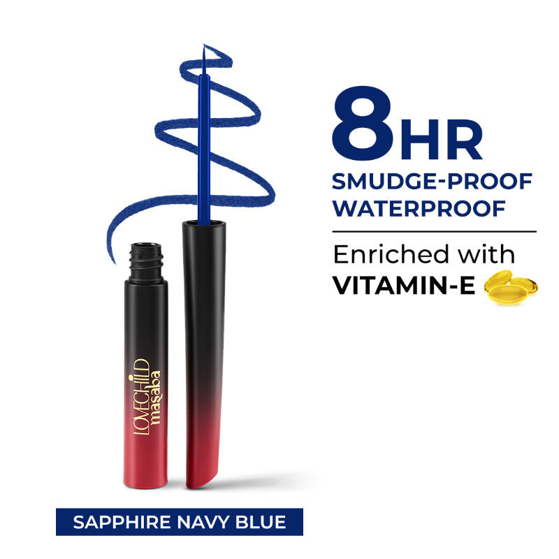 24 Hr Smudge Proof Liquid Eyeliner - Sapphire