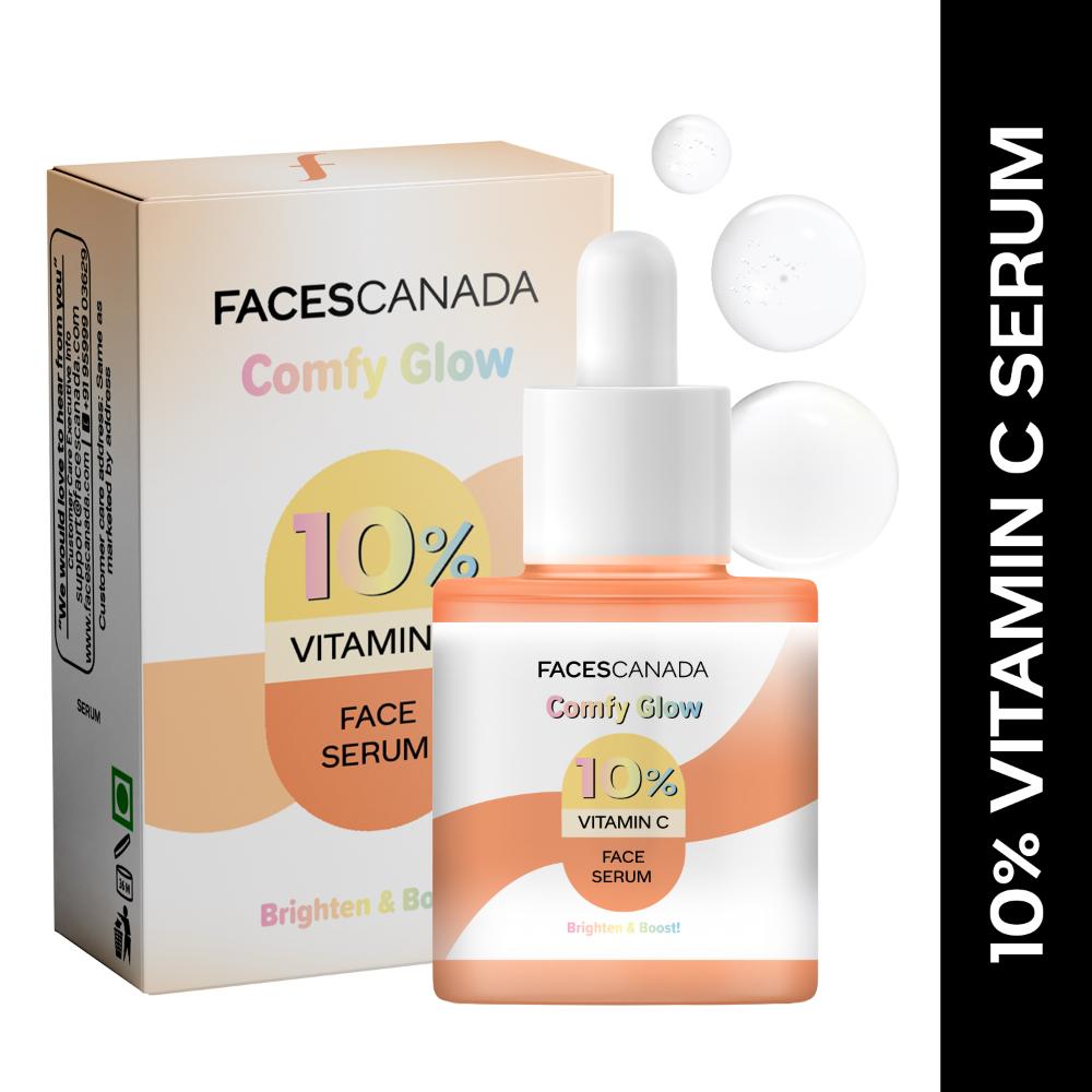 Comfy Glow 10% Vitamin C Face Serum - Brightens Complexion