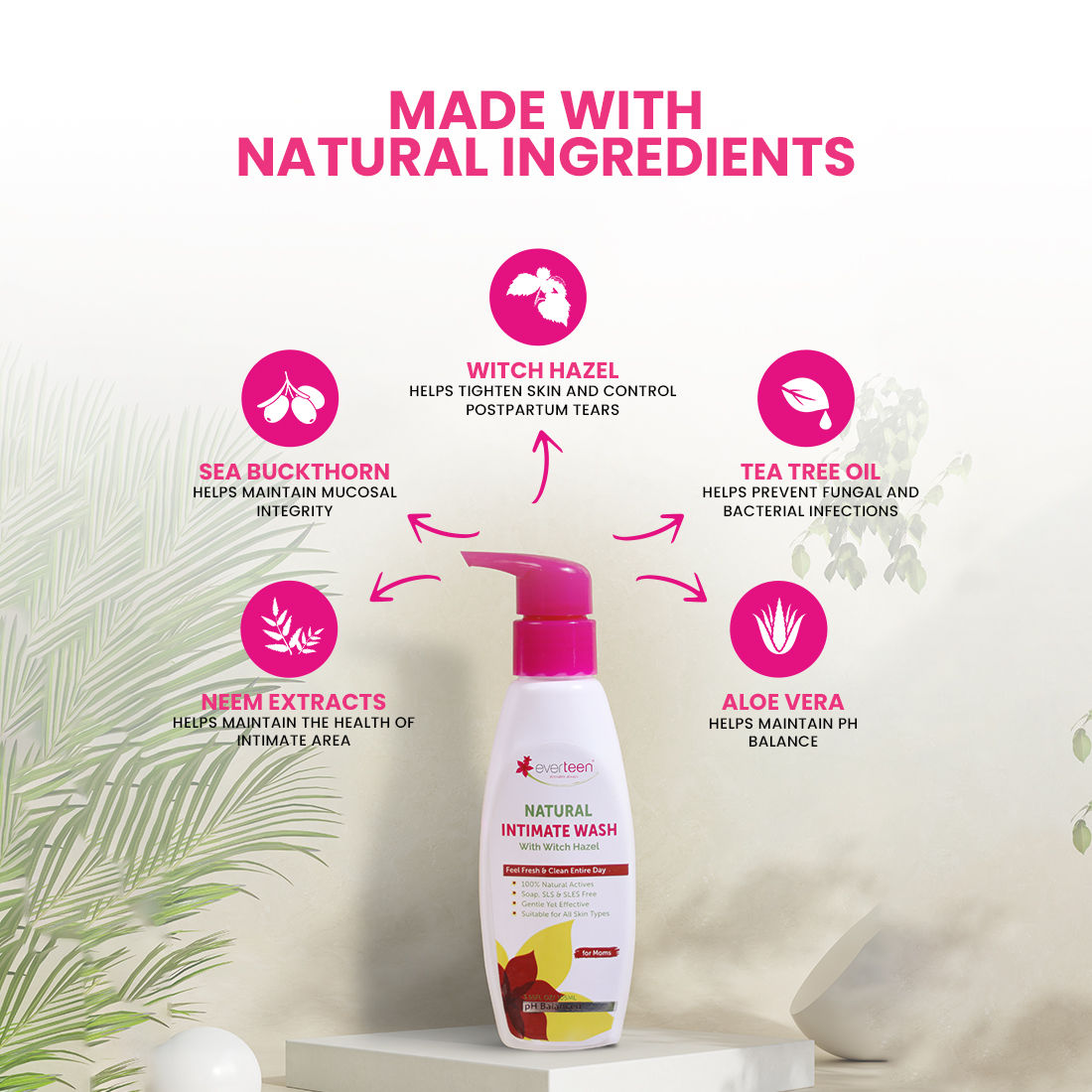 Bikini Line Hair Remover Creme and Natural Intimate Wash