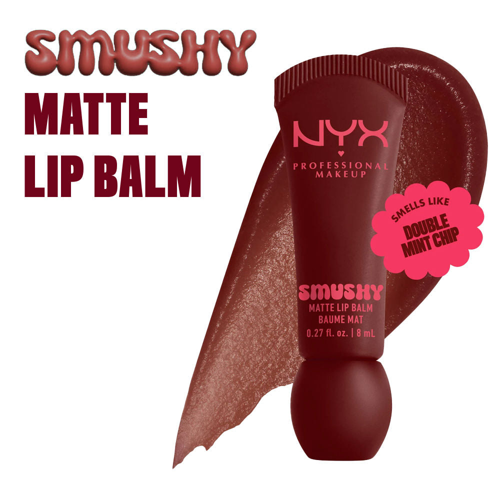 Smushy Matte Lip Balm - Smudge Fudge