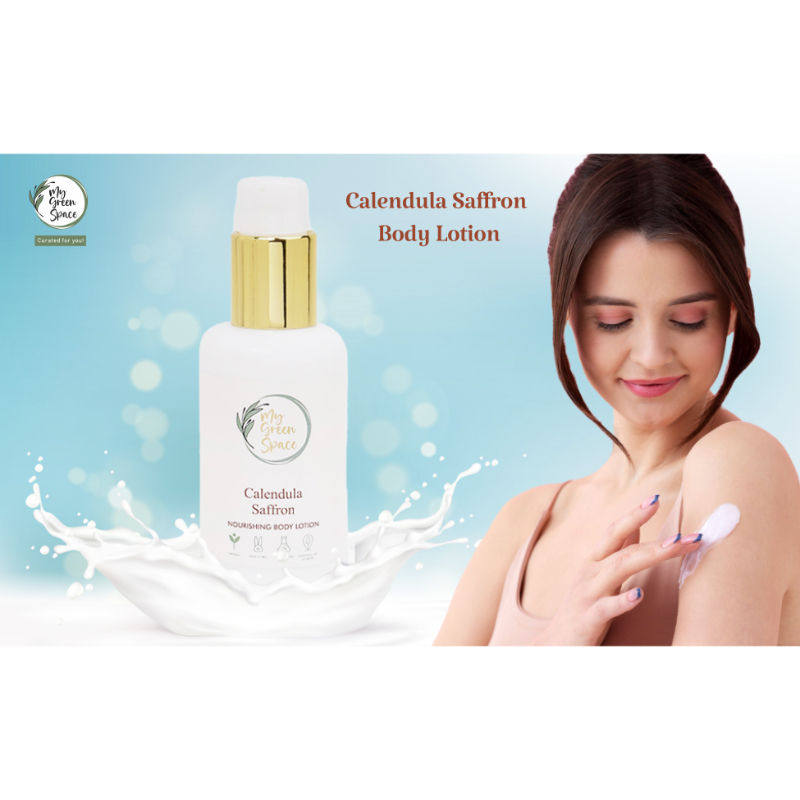 Calendula Saffron Body Lotion Long-Lasting Moisture For All Skin Types