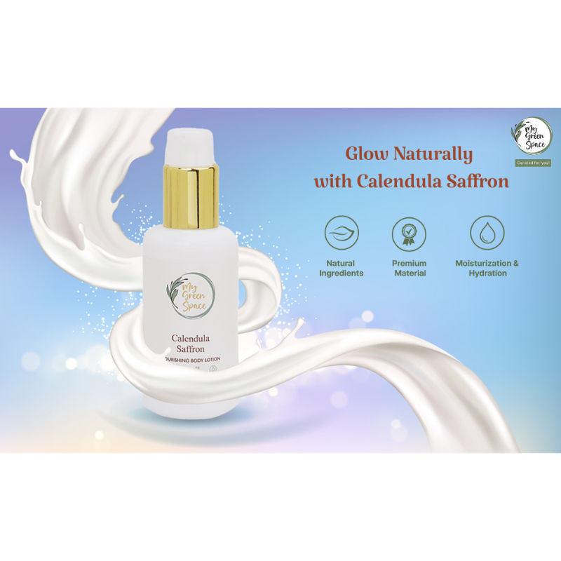 Calendula Saffron Body Lotion Long-Lasting Moisture For All Skin Types