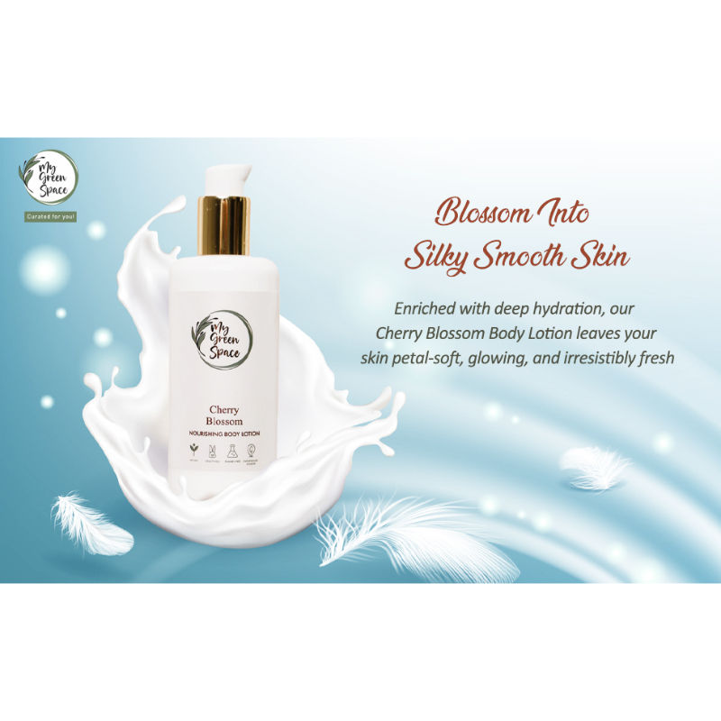Cherry Blossom Body Lotion Soft & Smooth Skin Moisturizer for All Skin Types
