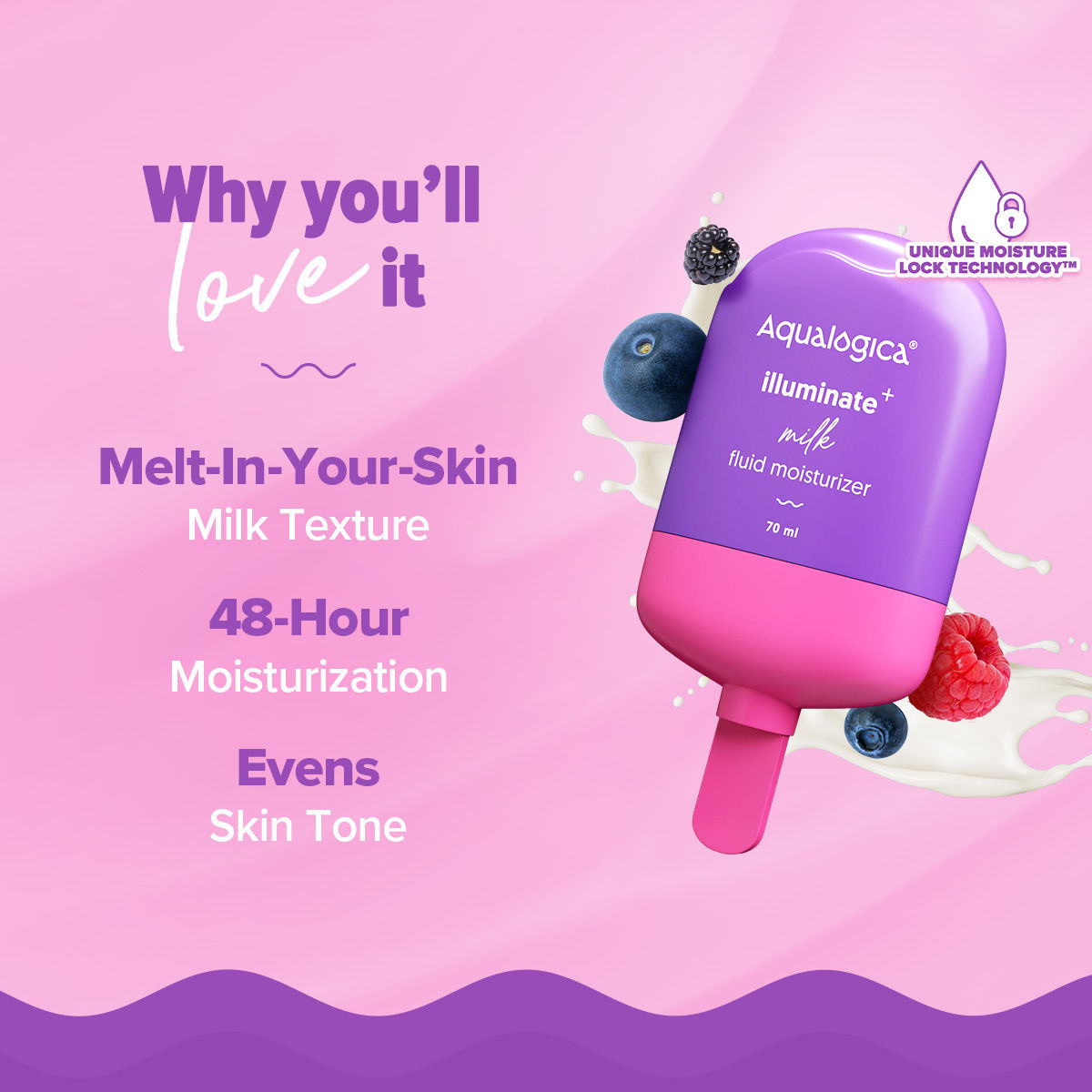 Illuminate + Milk Fluid Moisturizer For Oily To Combination Skin