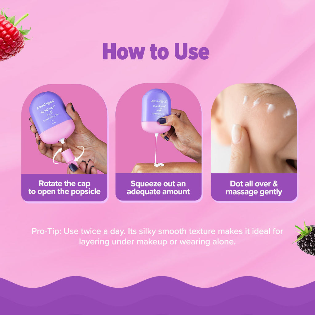 Illuminate + Milk Fluid Moisturizer For Oily To Combination Skin