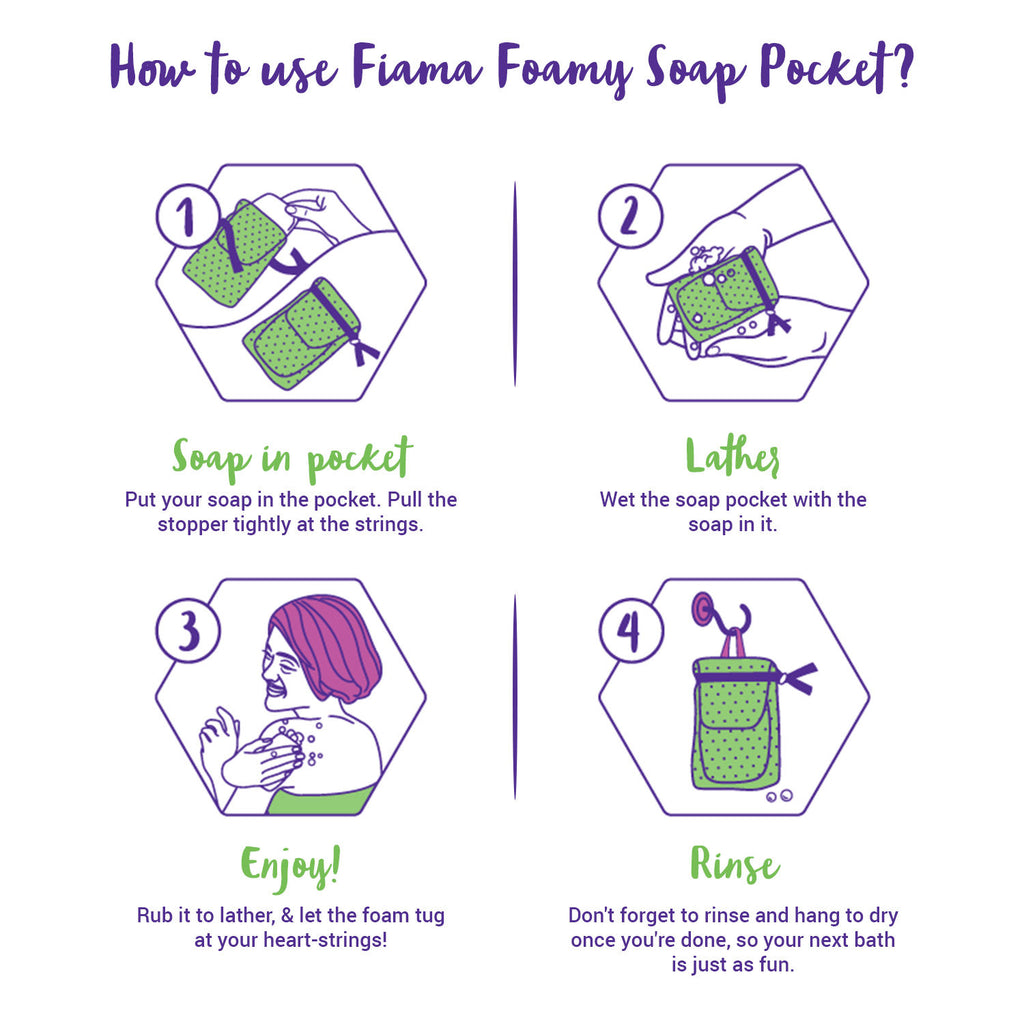 Bath Essentials Foamy Soap Pocket