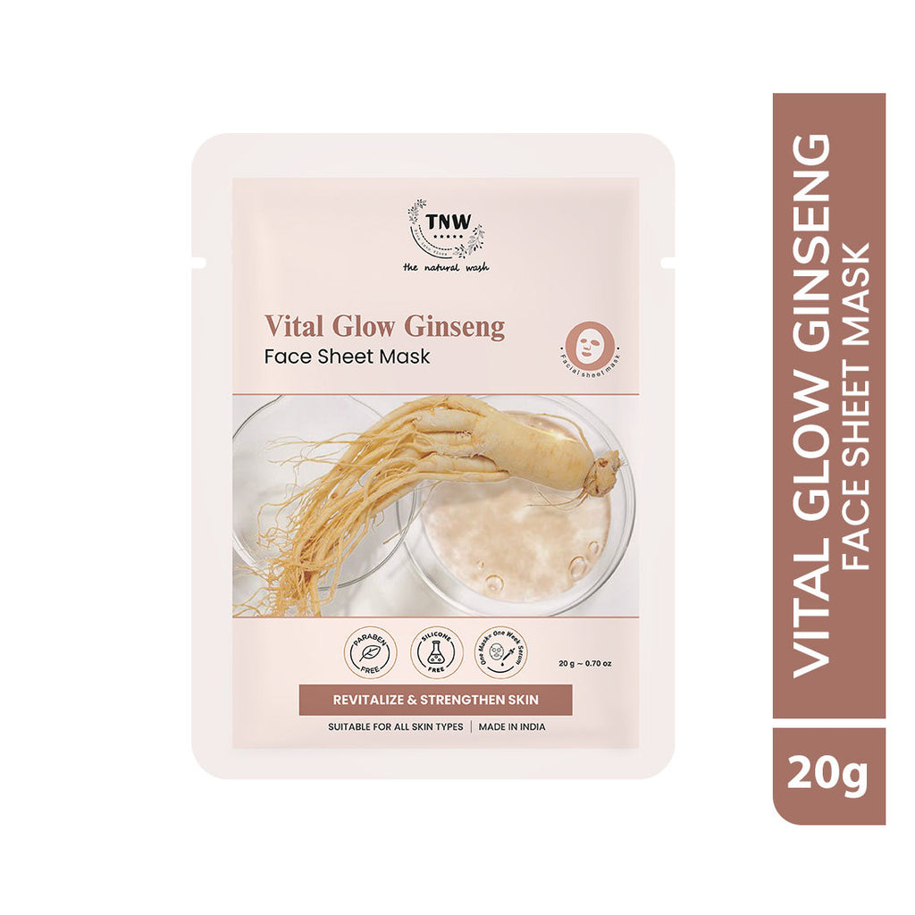 Vital Glow Ginseng Face Sheet Mask