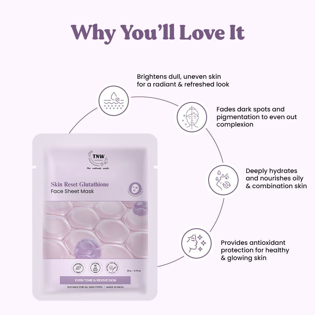 Radiance Boost Glutathione Face Sheet Mask