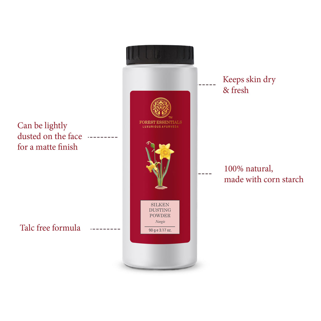 Silken Dusting Powder Nargis Natural Powder - Highly Absorbent