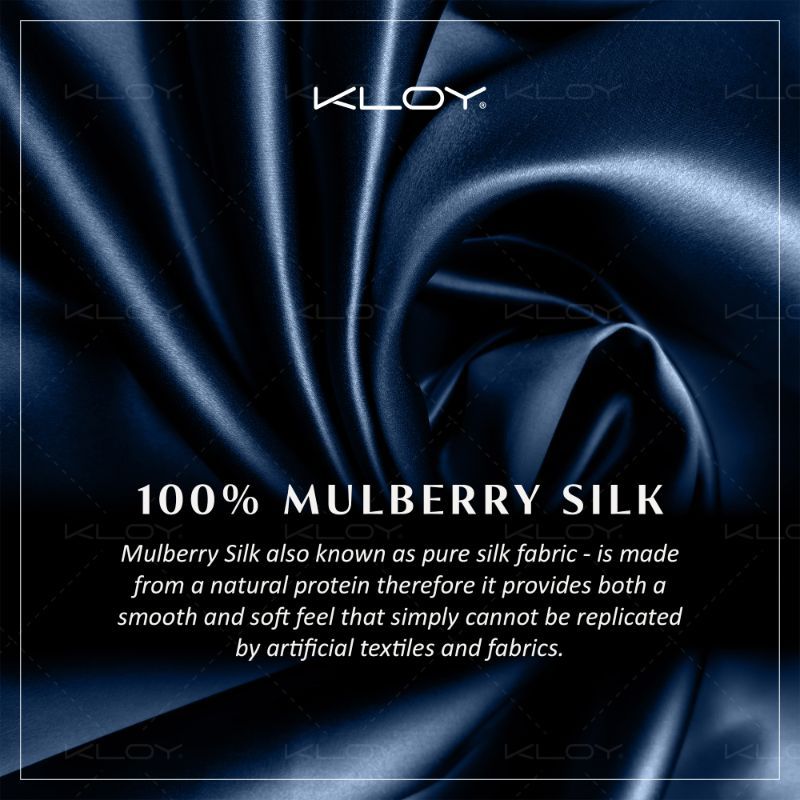 100% Mulberry Silk Sleep Eye Mask - Blue