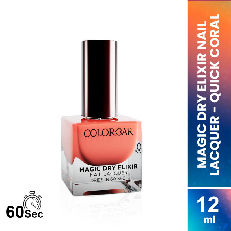 Magic Dry Elixir Luxe Nail Lacquer - Quick Coral